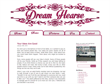 Tablet Screenshot of dreamhearse.com